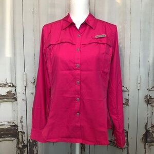 Field & Stream Very Berry Latitude Long Sleeve Fishing Shirt - Size M - NWOT!